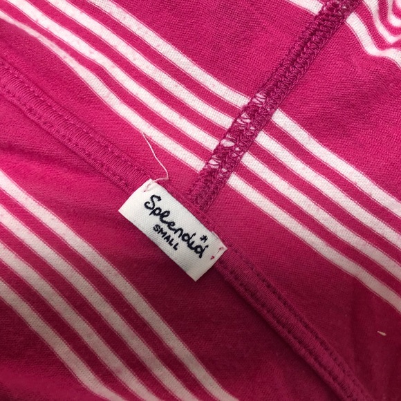 3/$9 Splendid USA made short sleeve Pima hoodie - Picture 2 of 4